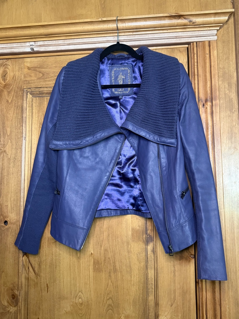 My Tribe - Leather Jacket Women’s M - made In USA